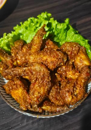 Foto resep Chicken wing balado / ayam goreng balado