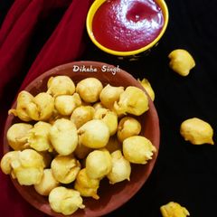 A picture of Besan ki bari.