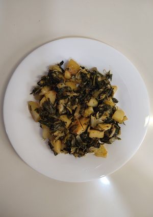 Una foto de Acelgas con patatas. Carmen de Jaén