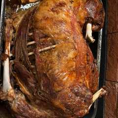 Una foto de Cordero relleno al horno