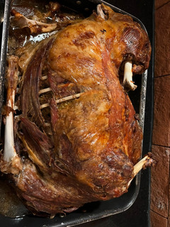 Una foto de Cordero relleno al horno