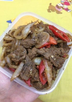 Foto resep Beef black pepper