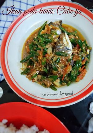 Foto resep Ikan peda tumis cabe ijo