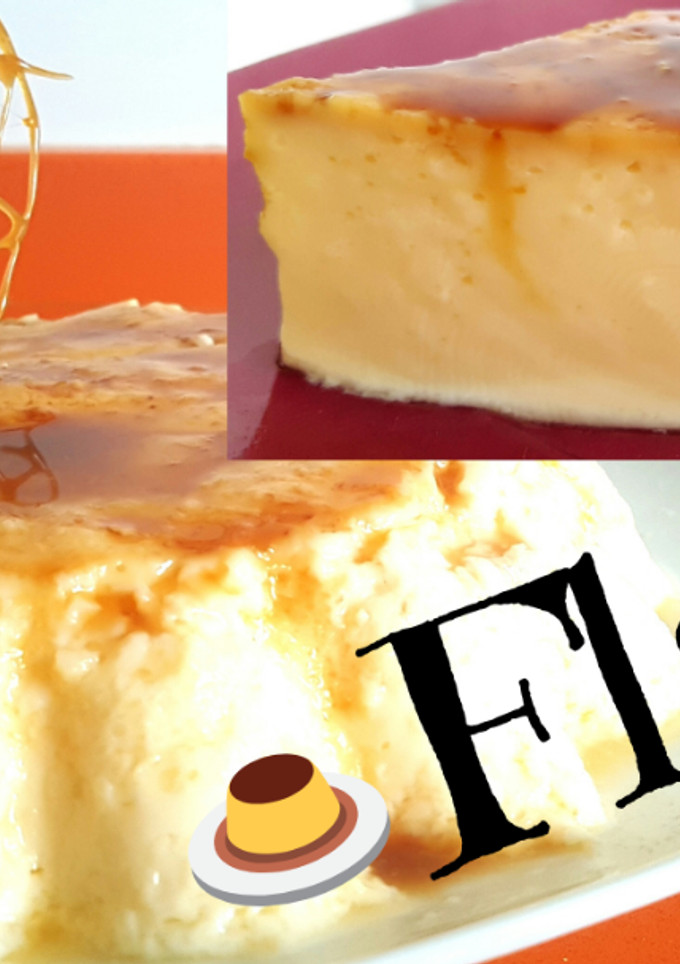 Una foto de Flan de huevo en olla rápida, postre navideño