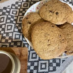 A picture of My best ever chocolate chip 🍪 cookies.