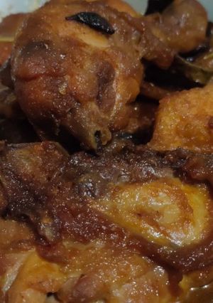 Foto resep Ayam tahu semur sodap