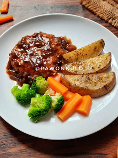 Foto resep Steak tempe saus lada hitam