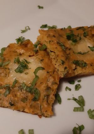 Cukkinis krumplis lepény recept fotója