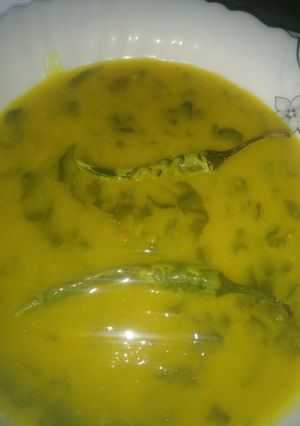 A picture of Palak mong daal.
