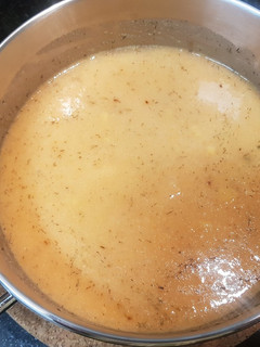 Una foto de Crema de coliflor y zanahoria