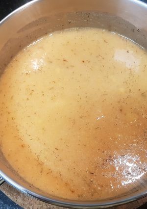 Una foto de Crema de coliflor y zanahoria