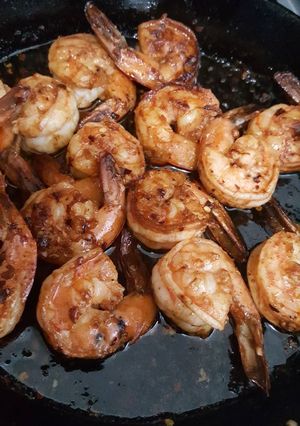 A picture of Smoky Lime Garlic Shrimp.