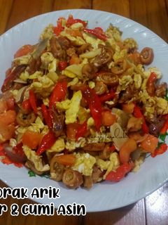 Foto resep Orak Arik Telur & Cumi Asin