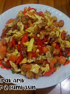 Foto resep Orak Arik Telur & Cumi Asin