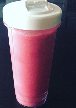 Foto principal de Smoothie casero de frambuesa 🍓