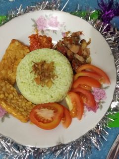 Foto resep Nasi Lemak Hijau