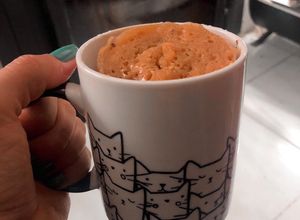 Una foto de Torta en taza