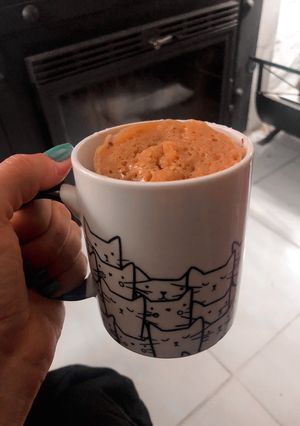 Una foto de Torta en taza