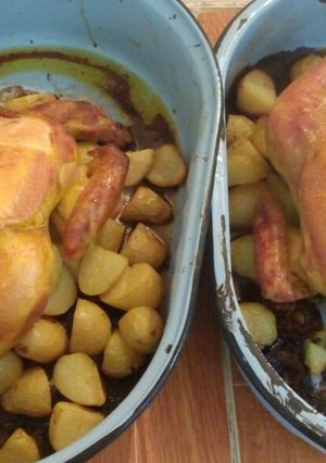 Una foto de Pollo en Suero de Leche al Horno (ButterMilk)