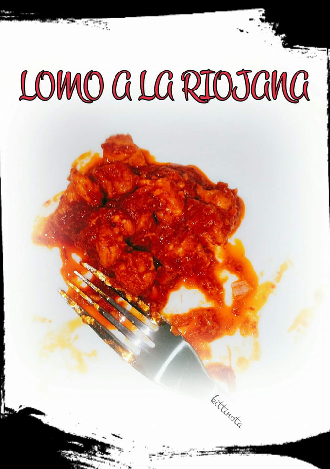 Una foto de Lomo a la riojana (Thermomix)