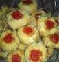 Easy Steps to Make Recipes Strawberry cheese thumbprint cookies the Delicious So Delicious.