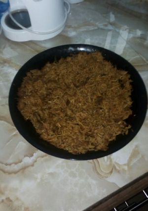 A picture of Pilau without meat.