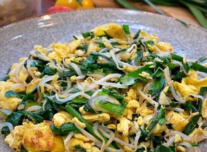 Foto resep Tumis Telur, Tauge, Kucai ala Tiger Kitchen