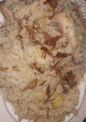 A picture of Riwayti pulao.
