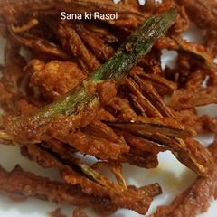 A picture of Crispy bhindi.