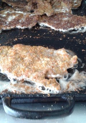Una foto de Milanesa de Res