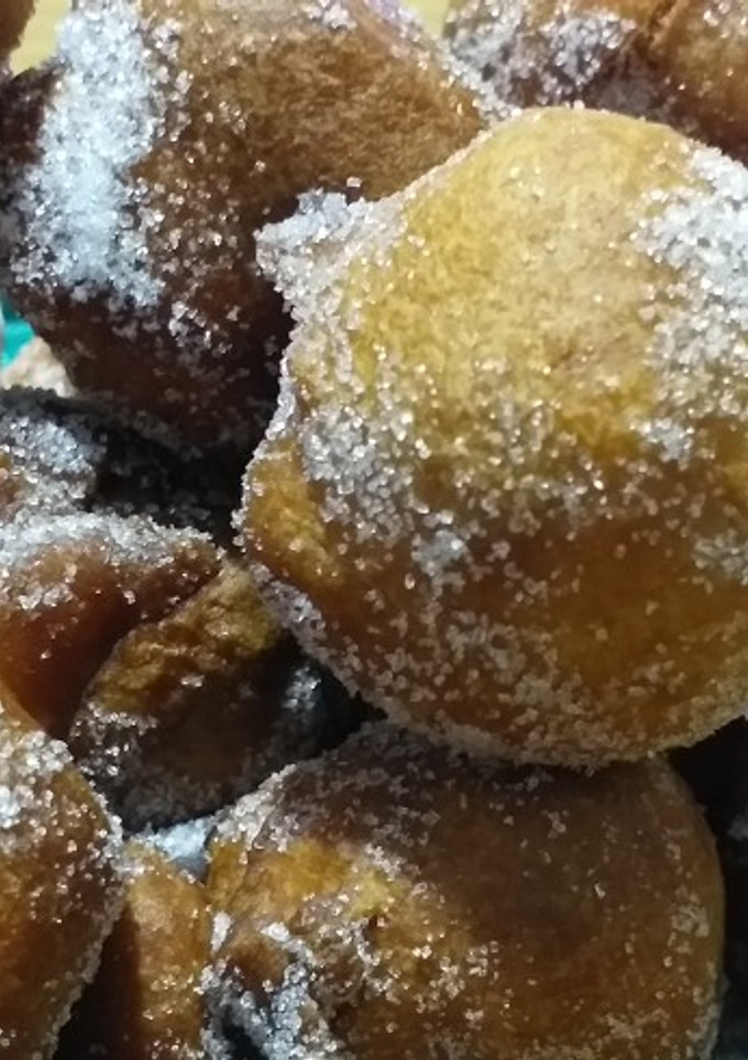 Una foto de Buñuelos dulces esponjosos