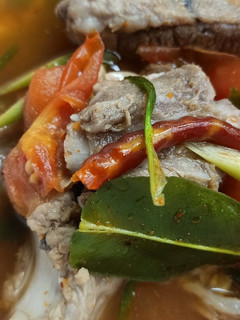 A picture of ต้มแซ่บซี่โครงหมู.