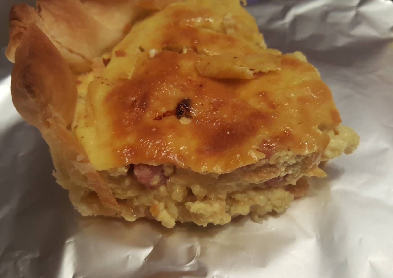 Quiche aux lardons fumé