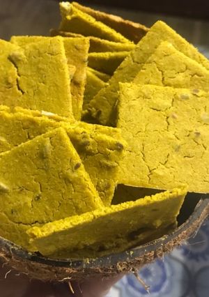 Una foto de Crackers de arvejas crocantes veganos 🌱