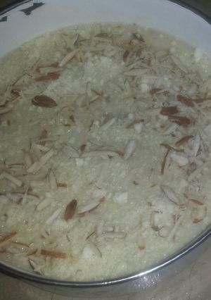 A picture of Shakarqandi ki kheer.