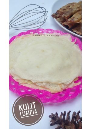 Foto resep Kulit Lumpia anti gagal (irit bahan)