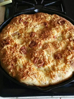A picture of Pepperoni Stuffed Garlic Butter Rolls (or Knots).