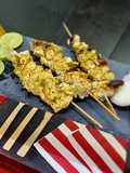 মালাই চিকেন পেস্তো কাবাব (Malai Chicken Pesto Kebab recipe in Bengali)