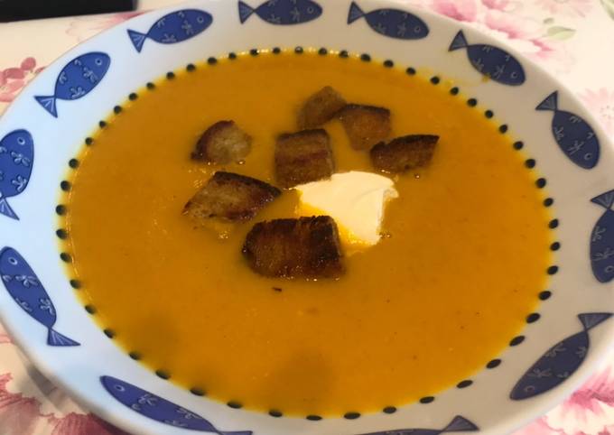 Ricetta di Preferito Crema di zucca e zenzero