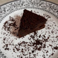 Wheat chocolate cake A picture of Wheat chocolate cake.