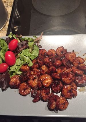 A picture of Honey Garlic Shrimp.