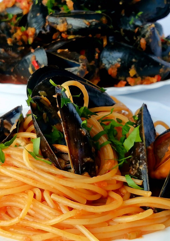 Una foto de Mejillones a la marinera