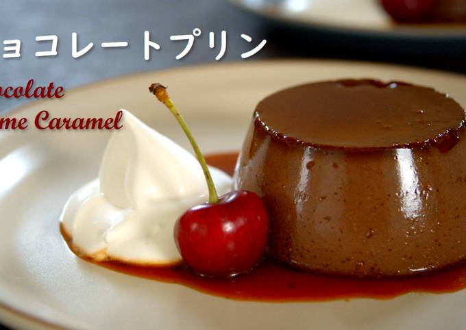 Steps to Make Ultimate Chocolate Creme Caramel (Chocolate Custard Pudding)