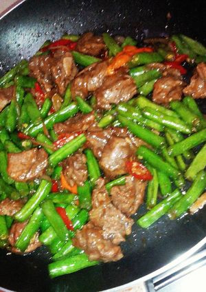 Foto resep Tumis daging n buncis super simple
