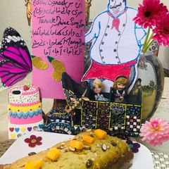 Mango 🥭 tea bread 🍞 A picture of Mango 🥭 tea bread 🍞.