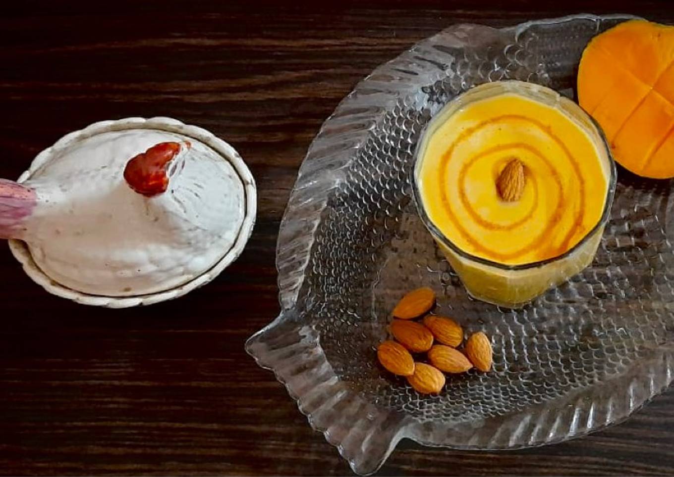 Mango Badam Lassi