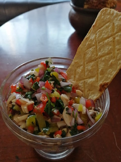 Una foto de Ceviche de Champiñones