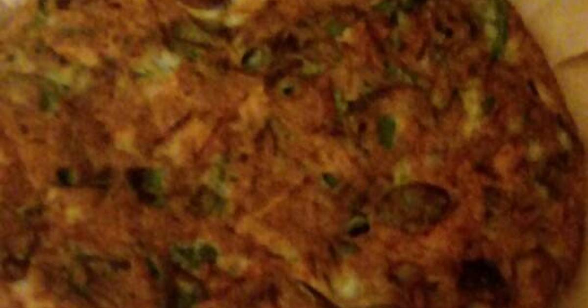 Tortilla de espinaca, zanahoria y cebolla Receta de Pia Lorena Cookpad