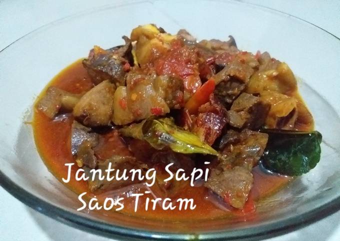 Jantung Sapi Saus Tiram
