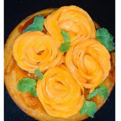 A picture of Mango cake.